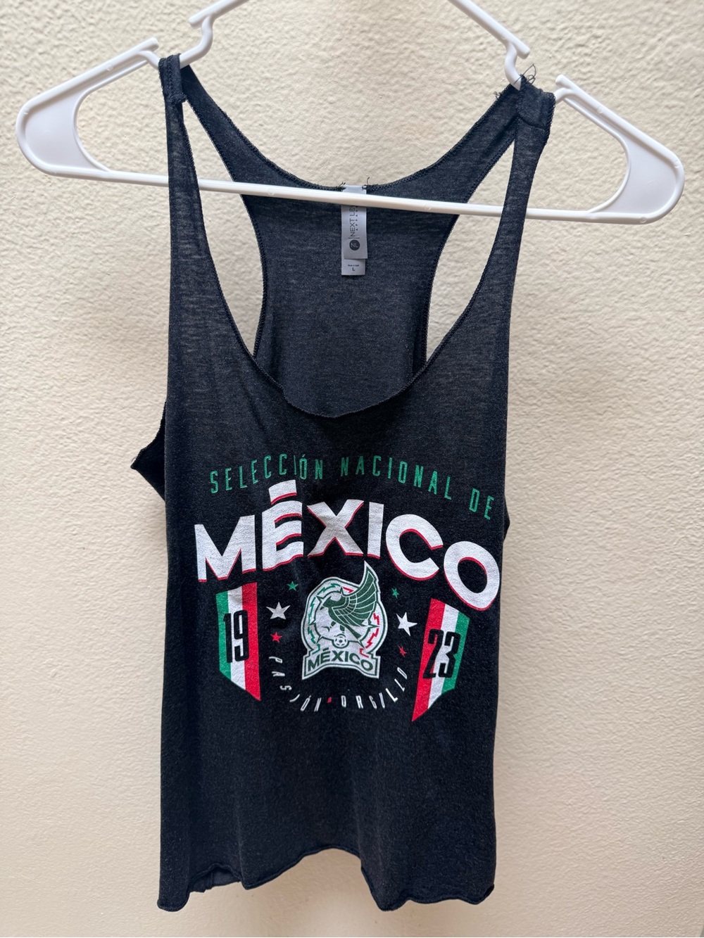 Next Level Apparel Charcoal Gray Racerback Tank